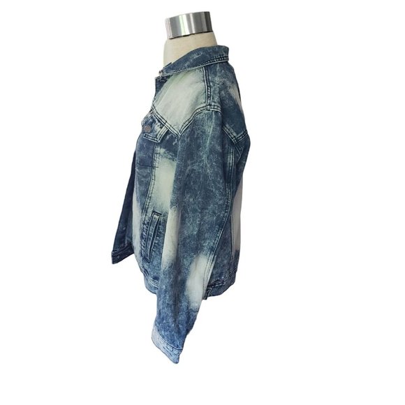 Men's GS 115 Premium Denim Jacket Size M Bleached Blue - Picture 2 of 10
